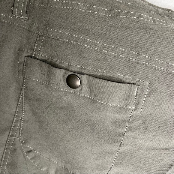 Kuhl Womens Pull On  Shorts Snap Button Sz 12 Gray Outdoor Hiking Activewear - Picture 9 of 12